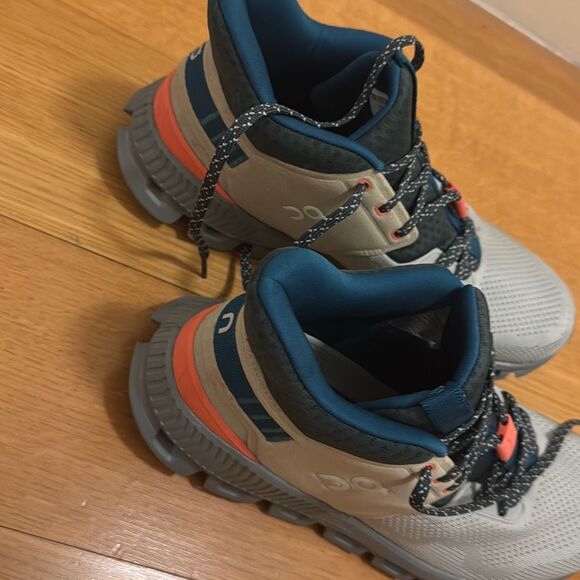 On Cloud Hi Edge Casual Shoes Glacier/ Shadow size 9.5 - Picture 6 of 12